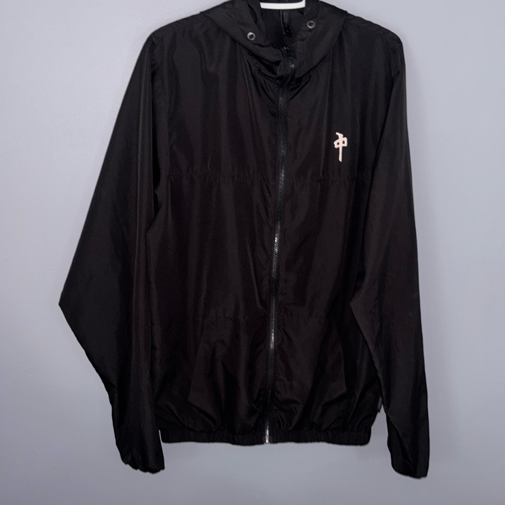 Red Dragon Apparel RDS Men’s Black Full Zip Windbreaker